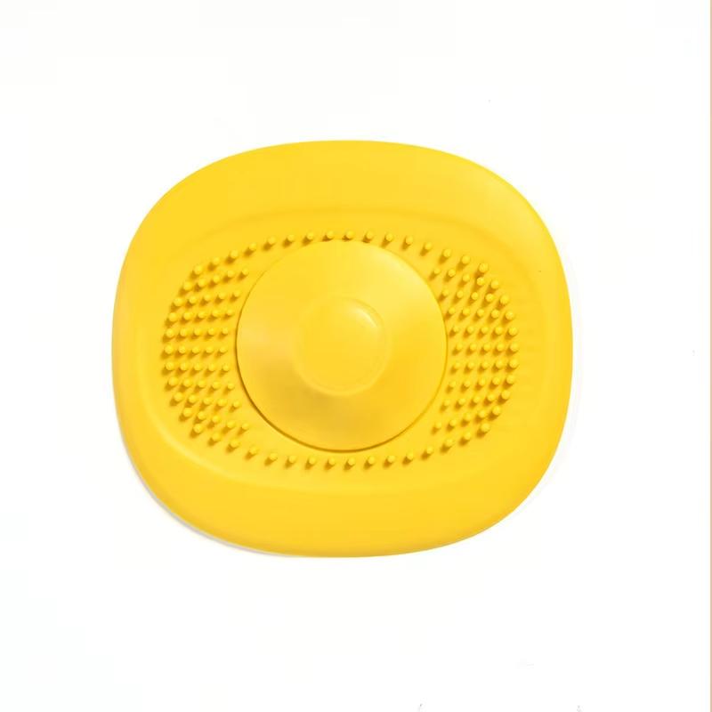 Silicone Sink Drain Strainer Shower Filter Drain Cover Stopper Sink Strainer Drain Floor Drain Hair Catcher Bathroom Accessorie