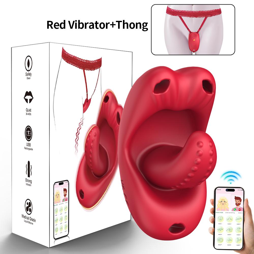Women's Panty Vibrator APP Controlled Wearable G Spot Massager Butterfly Sex Toy for Couples Sexual Tool Female Pleasure Device