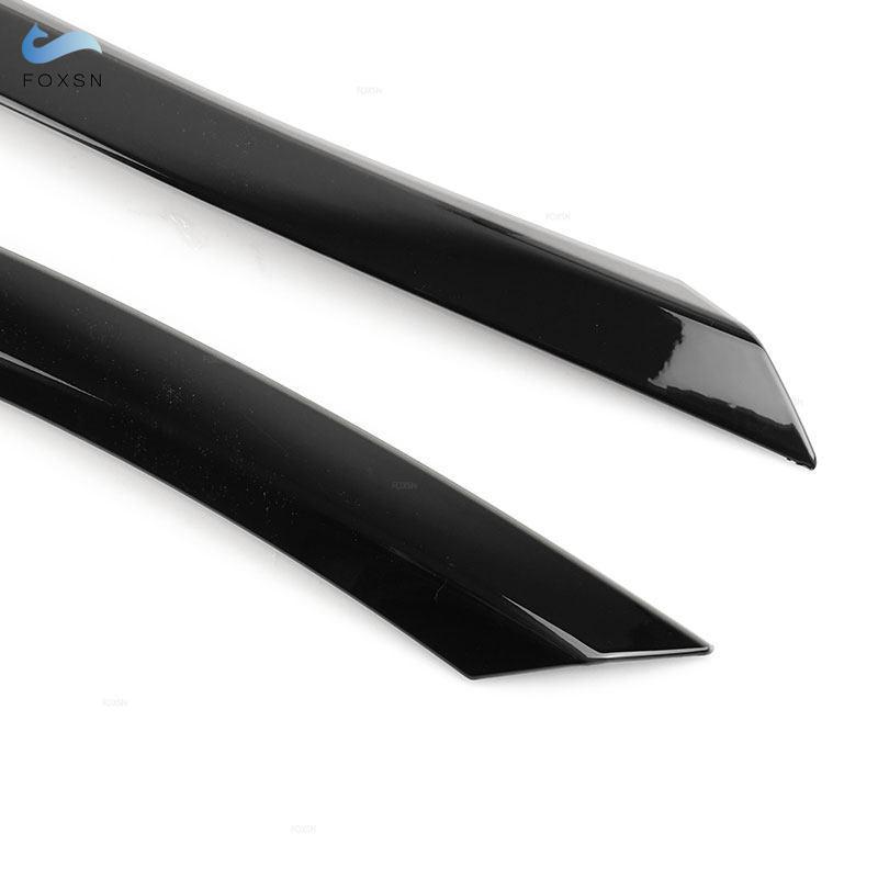 För VW Magotan Passat B7 Seadn Variant Alltrack 2011 2012 2013 2014 2015 Glänsande Svart Bil Strålkastare Ögonbryn Dekoration Ögonlocksskydd