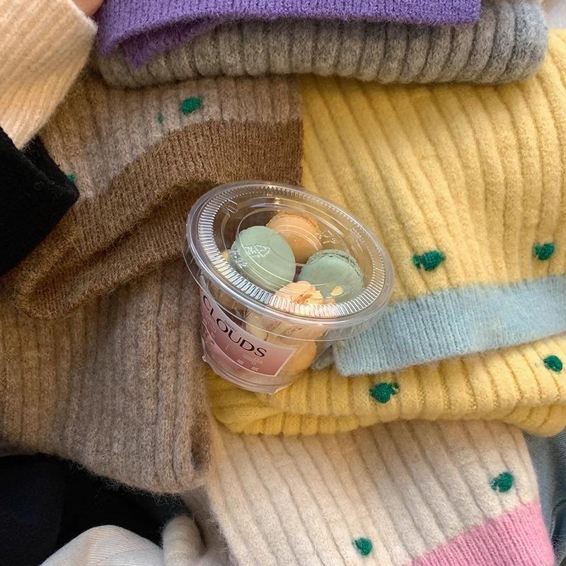 New Autumn and Winter Woolen and Woolen Scarf for Women Korean Style Versatile  Thickened Warm and Neck Protecting Scarf for Students