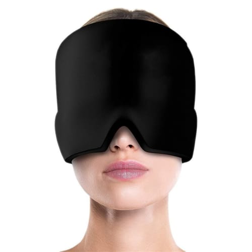 

sac taske Eye Mask, Heat Relief, Cooling/Warming, Gel, Relaxing, Ice Pack, Icing (Black)