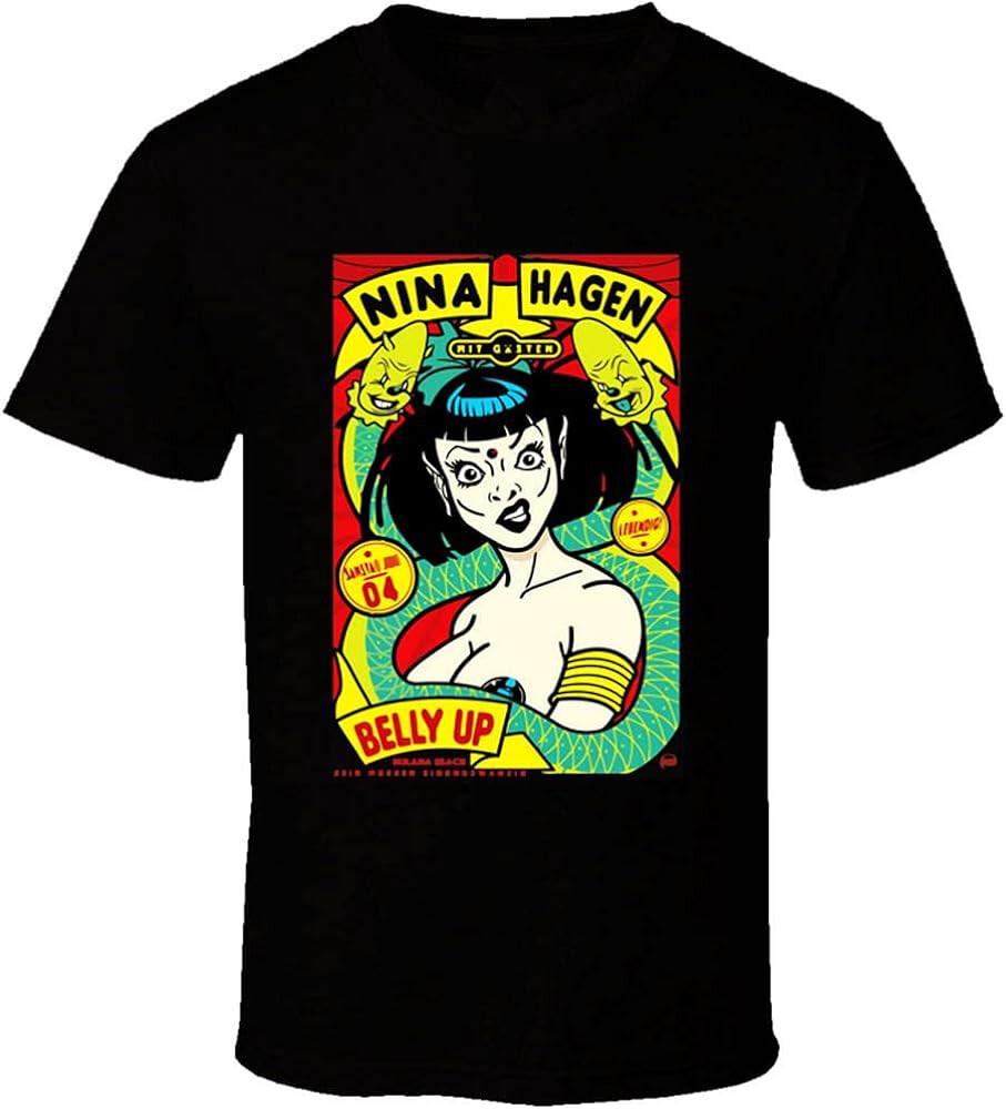 

Nina Hagen Belly Up T-Shirt Unisex Tee All Size S To 4XL Unisex T-Shirt XL