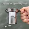 High-Density 304 Stainless Steel Flat-Bottom Tea and Coffee Strainer with Handle