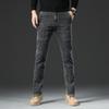 Nuovi Jeans da Uomo in Denim 2024 Skinny a Vita Media con 6 Tasche, Pantaloni a Vita Alta Elasticizzati, Pantaloni Slim Moda Uomo