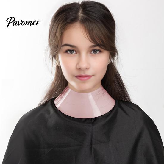 Hair Coloring Neck Shield Silicone Cutting Collar, Waterproof Haircut Wrap Guard, Barber Shop Supplies Dyeing Pad for Hairdressing Reusable Cape