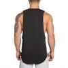 Do The Work  Fitness Bodybuilding Gym Sports Workout Mens Summer Fashion Casual Solid Color Pure Cotton Cool Vest 5 Colors