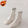 Fashion Booties Very High Heels Ankle Boots for Women Heeled Solid Color Elegant Fashion 2024 Spring Large Size Warm Woman Short Shoes