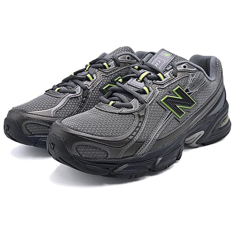 New Balance Nb 740 Tessuto Versatile Retro Scarpe da Corsa Casual Basse Sneaker Unisex Grigio Nero U7404CA