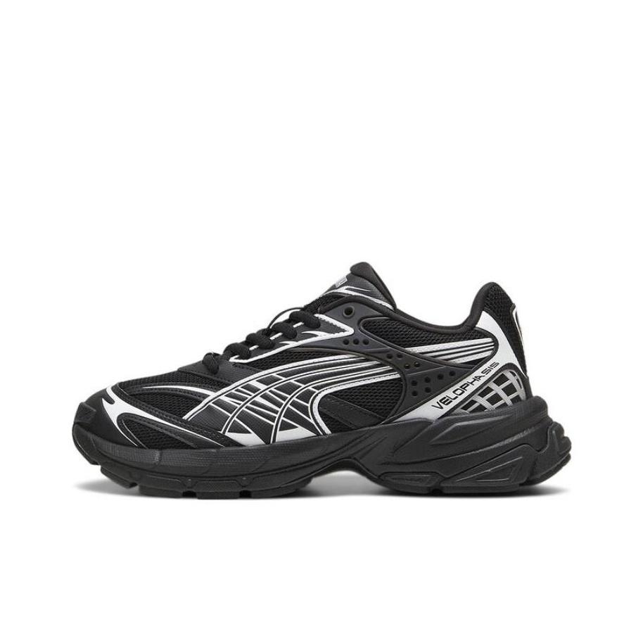 Puma Velophasis Always On - Black Silver Unisex Sneakers 395908-02