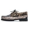 Chinatown Market X Low Top Three Eye Casual Leather Shoes Men Shoes Brown Leopard-Print A41QM001