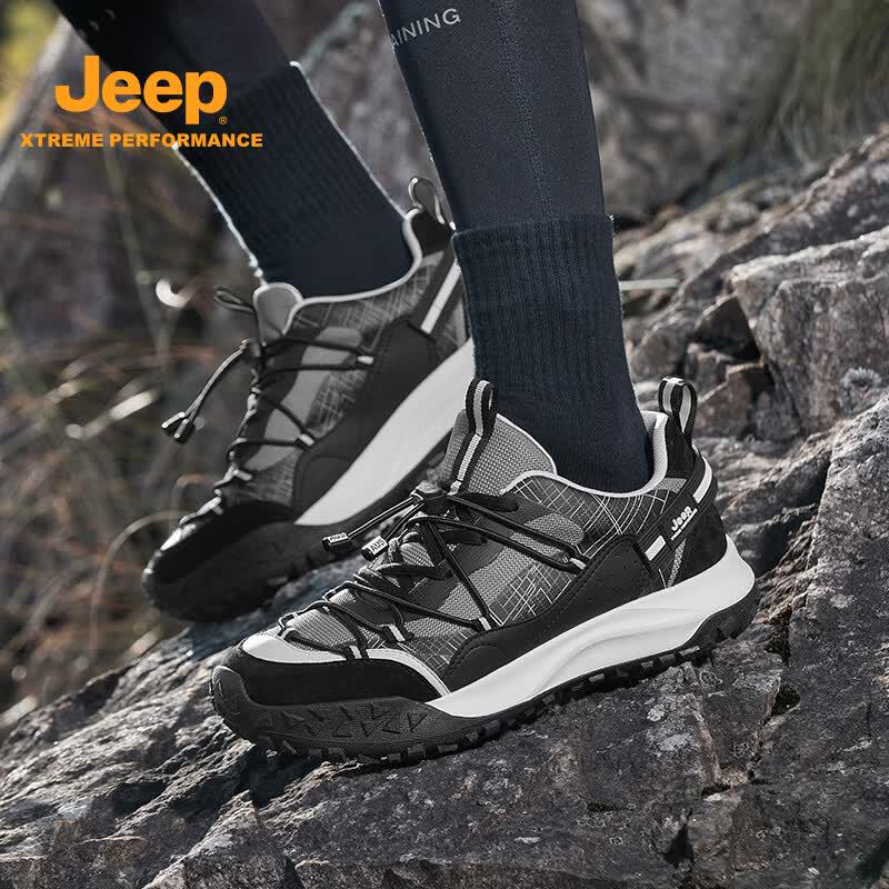 Jeep Men's Breathable Low-Top Hiking Shoes