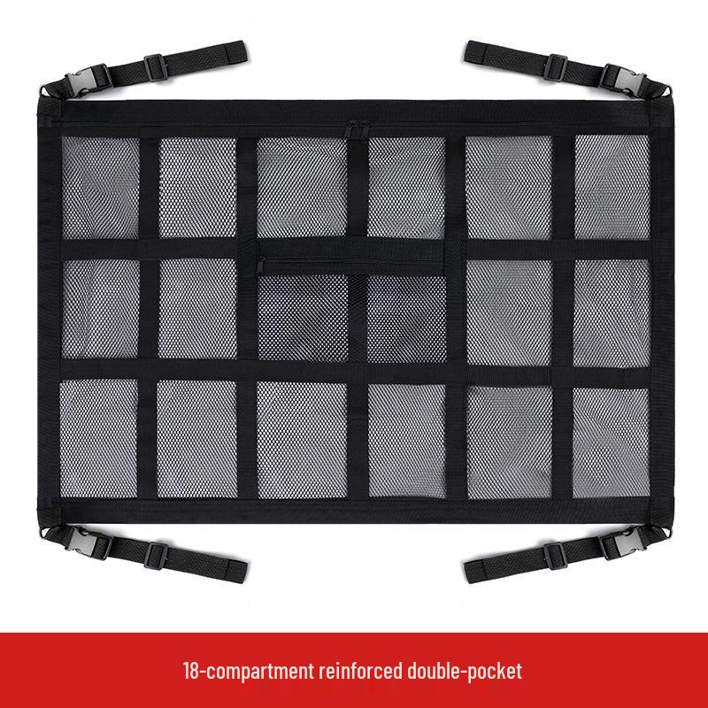 Car Roof Storage Net Pocket Hanging Luggage Organizer