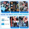 84PCS Car Fuses Assortment Kit, Standard & Mini Fuse 5A-40A | Upgraded Blade Fuses Automotive, Mixed Auto Replacement Fuses for Auto, RV, Truck,