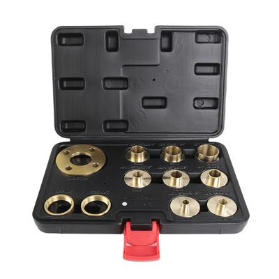 11pcs Woodworking Router Bushing Guide 10-30mm Copper Premium Router Guide Bush