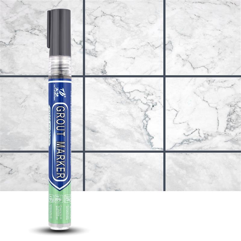 Tile Grout Pens White Waterproof Tile Marker Grout Pen Wall Seam Pen For Tiles Floor Bathroom Decontamination Seam Repair Tools