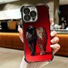 Black Panther Cool Animal Plating Phone Case For Iphone 16 17 Pro Max Air 16E 14 15 Plus 12 13 Mini Anti-Fall Airabag Cover