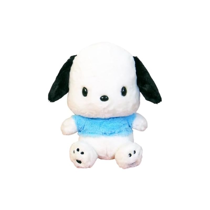 Nakajima Corporation Fluffy Pochacco Medium Blue H27xW22xD16cm Plush Toy Sanrio Gift 143181-20