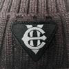EIGHTVOLUME Ev T Patch Ribbed Beanie (Brown)