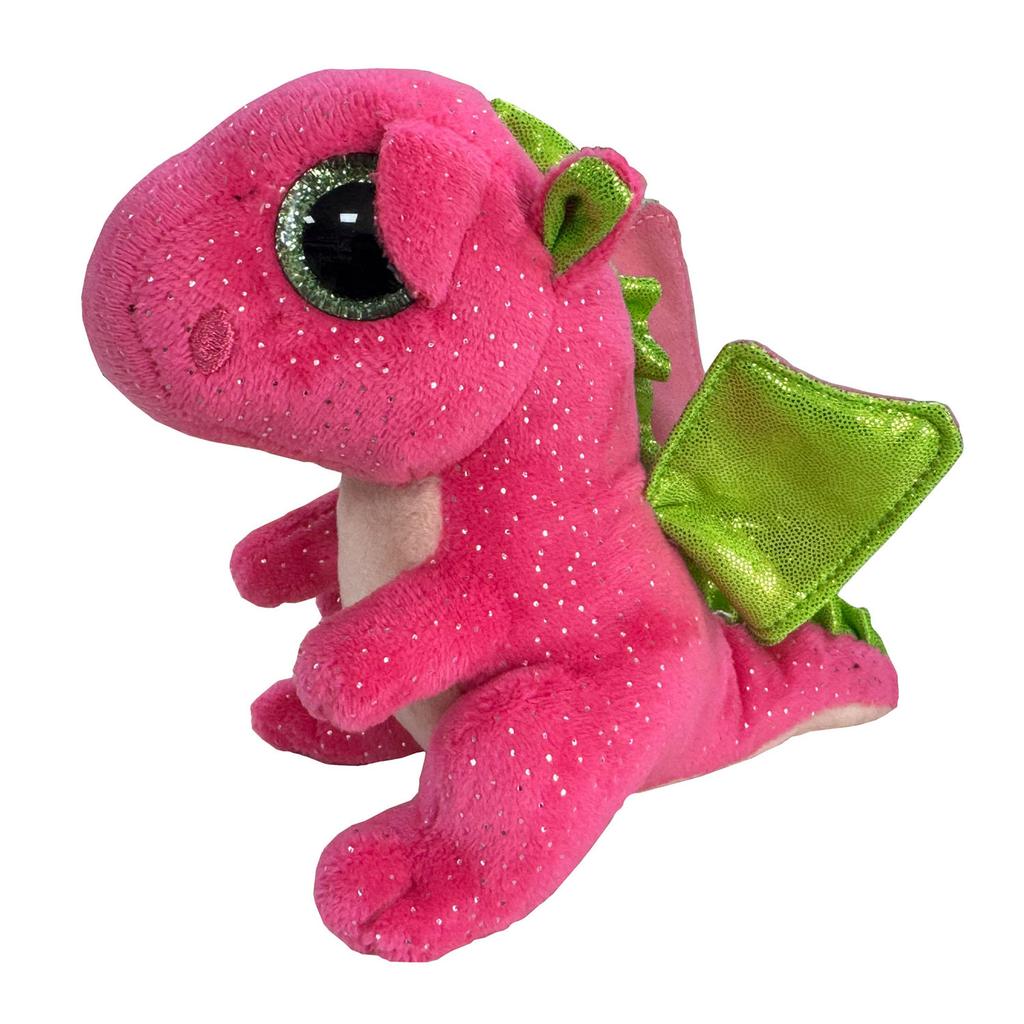 15cm Ty Beanie Animal Plush Doll Color Dinosaur Sequins Dinosaur Series Smooth Soft Plush Toy Birthday Christmas Gift