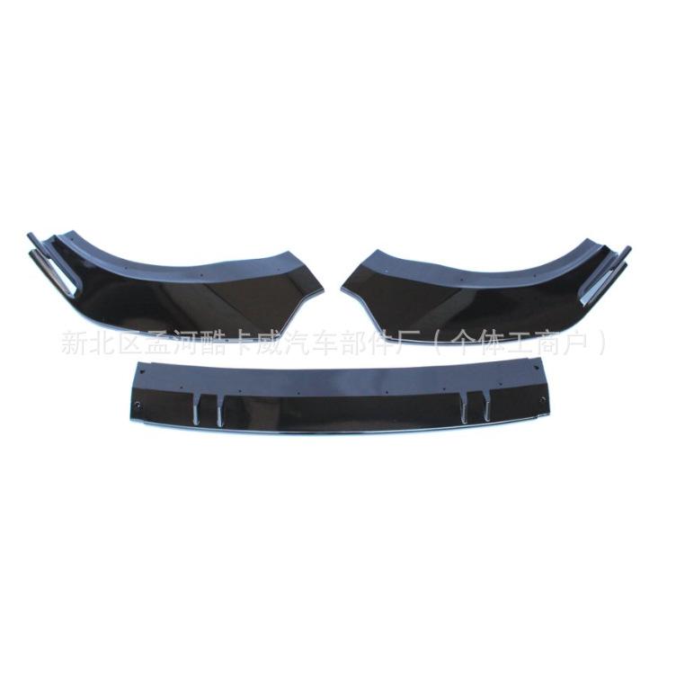 Volkswagen Golf Mk8 Front Splitter Kit - 21 Models, 3-Piece Design