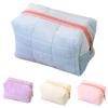 Solide Fell Kosmetik Aufbewahrungstasche Großer Organizer Handtasche Damen Reißverschluss Make-up Schreibwaren Federmäppchen Reise Make-up Toilettenartikel HZB05
