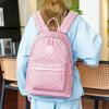AJ Flying Man 23 Checkerboard Large Capacity Backpack for Travel & Students