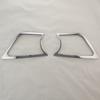 2pc New Car ABS Chrome Accessories Plated Front Fog Lamp Cover Trim Paste Style For Toyota INNOVA 2015 2016 2017 2018