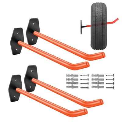 Tire Rack Wall Mount Garage Hooks Ladder Hanger Heavy Duty Garage Hooks Tire Rack Wall Mount Ladder Holder For Pallets Pipes