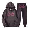 Cortez sweater Y2K hooded loose sports trousers hip hop 2-piece set unisex sports streetwear