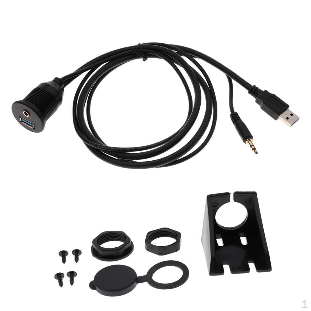 

Кабель 3,5 мм USB3.0 AUX-удлинитель —