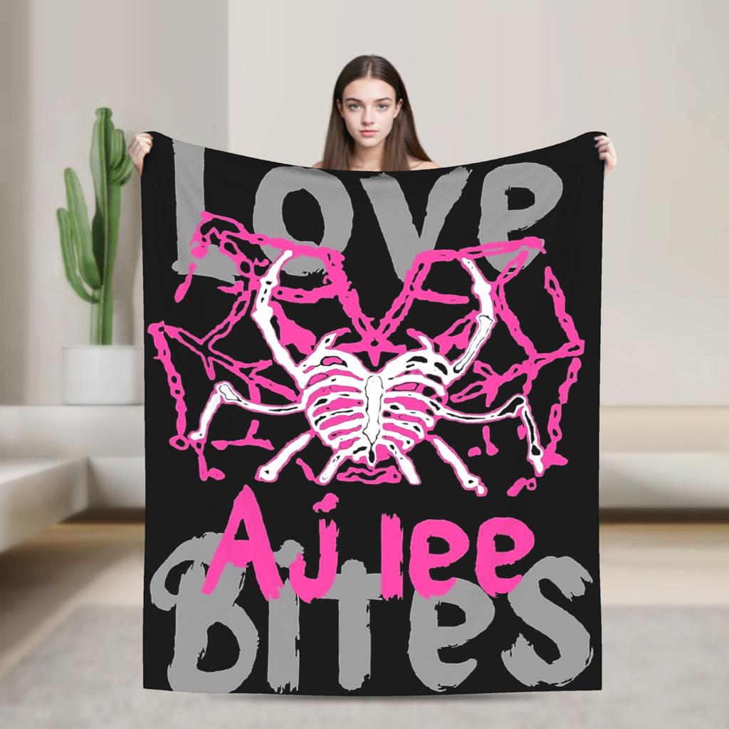 Super Warme Decke Camping AJ Lee Wrestling Divas Überwurfdecke Flanell Tagesdecke Für Draußen Neuheit Sofa Bettbezug