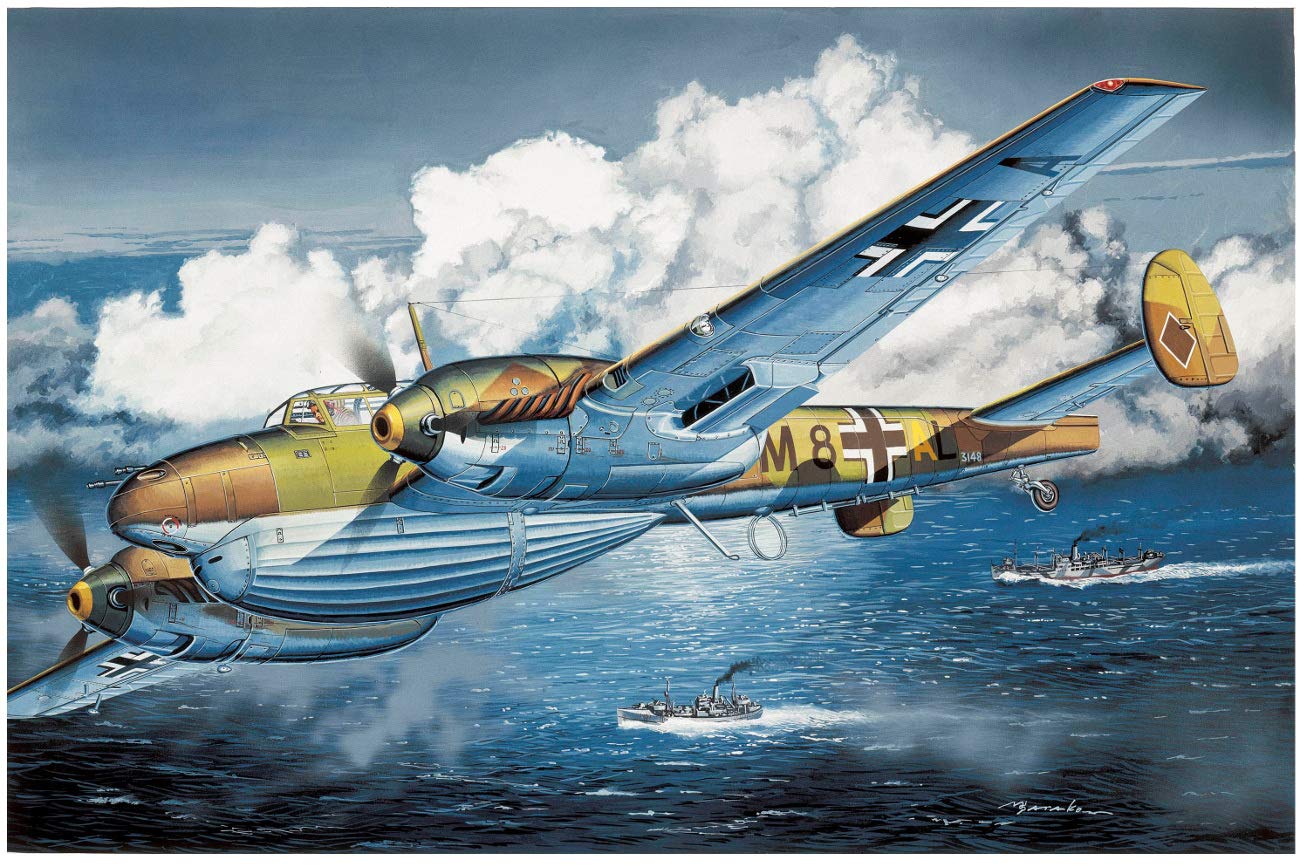 

Platz German Air Force Bf110 Dackeldauch Plastic Model Kit CH3207 D-1/R1