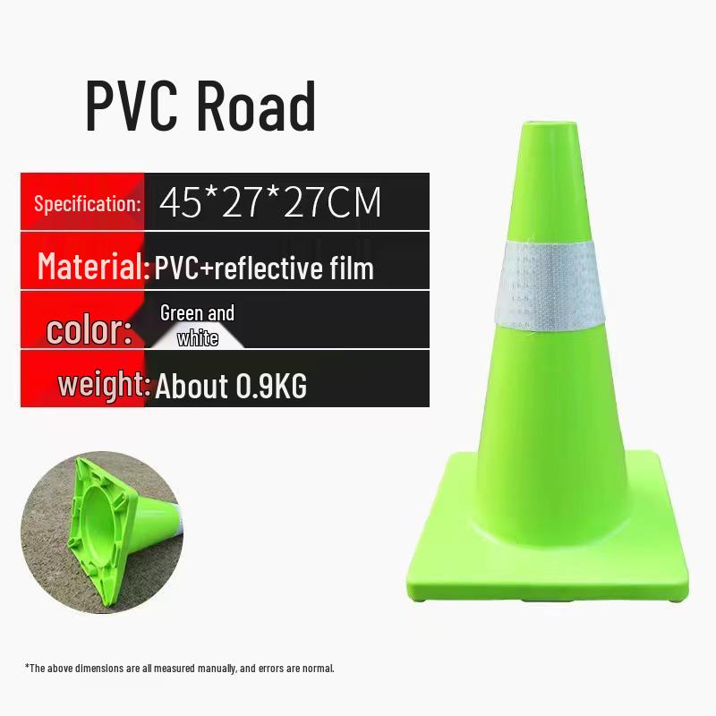 Reflective PVC "No Parking" Traffic Cone - Safety Roadblock & Ice Cream Bucket/Cup Design
