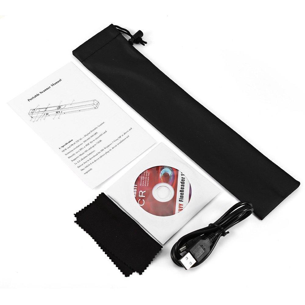 Handheld Portable A4 Book Document Photo Scanner 300DPI, 600DPI,900DPI PDF/JPEG Selection Iscan Handy Mobile Portable Scanner