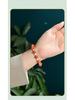South Red Agate & Natural Turquoise Bracelet with 925 Silver Beads