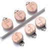 5Pcs Beech Round Pacifier Clips Flower Heart Animal Rainbow Pattern Wood Pacifier Dummy Chain Holder Baby Nursing Chew Accesory