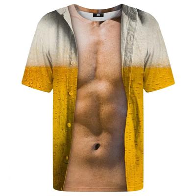 Tricou de Bere Imprimat 3D Pentru Bărbați Tricou Amuzant Inedit Topuri Modă Gât Rotund Mânecă Scurtă Ținută Stradală de Vară Tricouri Oversized