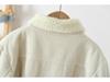 Korean Style 2025 Kids' Fleece-Lined Corduroy Jacket – Trendy & Warm Winter Top for Boys and Girls