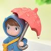 Cute Umbrella Girl Model Micro Landscape Cute Umbrella Raincoat Girl Ornament Home Decor Gardening