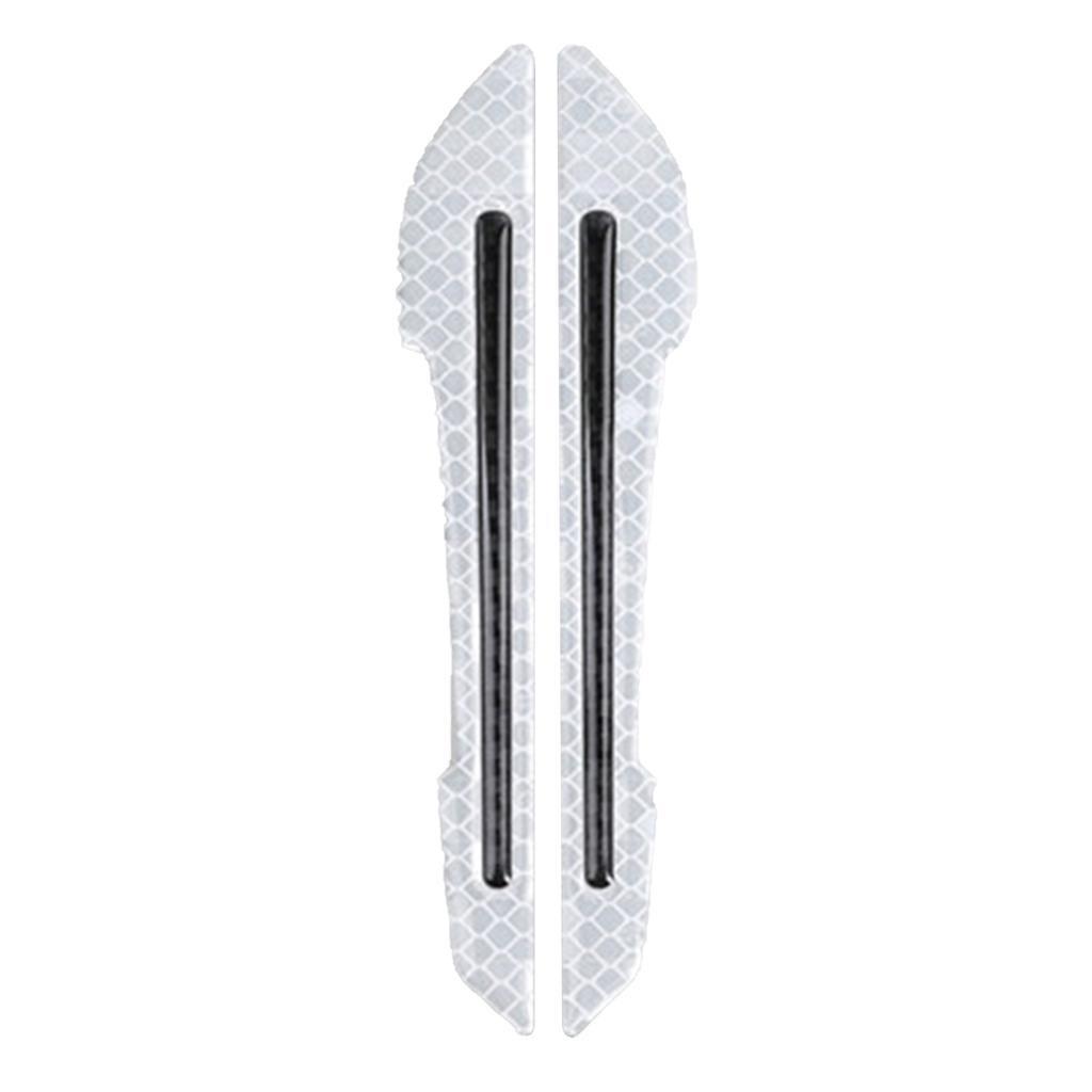 

2шт светоотражающие наклейки на дверную ручку автомобиля для предотвращения столкновений