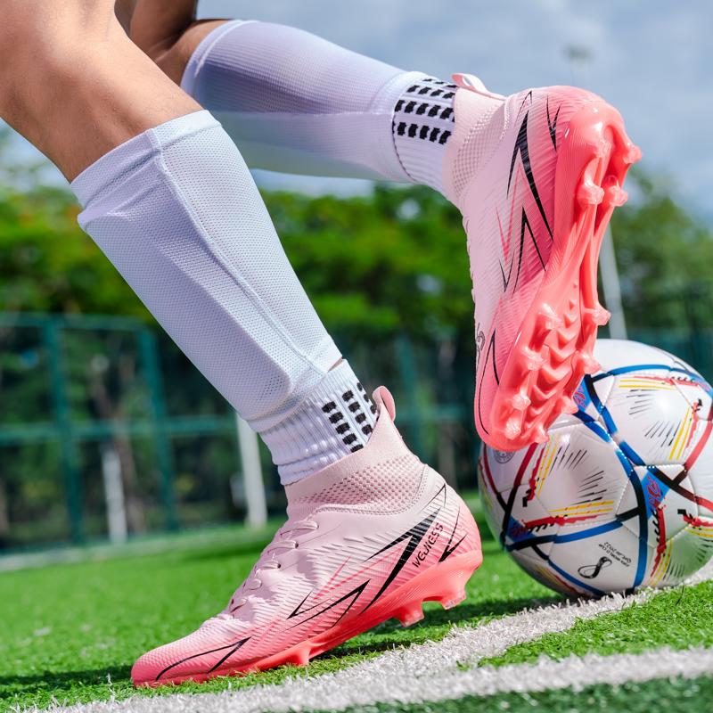 Unisex Fußballschuhe Outdoor/Indoor Jungen Mädchen Fußballschuh Professionelle Futsal Fußballtraining Turnschuhe