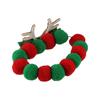 With Bell Pet Christmas Bow Hat Soft Cat Christmas Collar Christmas Cat Bow Tie  for Puppy Cats