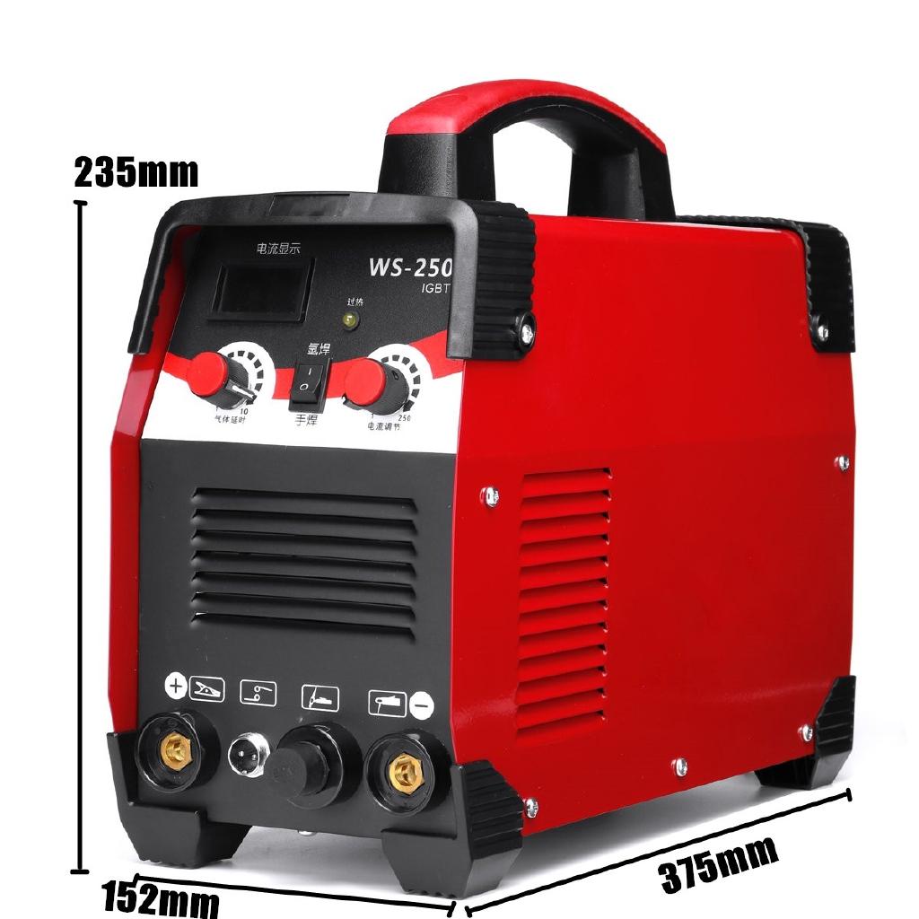 20-250A Ruční Mini Elektrická Svářečka TIG/ARC Elektrický Svařovací Stroj IGBT Invertor Pro Svařovací Práce 220V 2V1