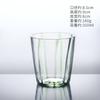 Colorful Striped Heat-resistant Glass Cup High Borosilicate High Temperature Drinking Water Cup Minimalist Cold Drink Juice Cup