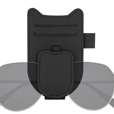 Clip para gafas de sol de coche, soporte para gafas de sol en la visera del coche, clip para gafas de sol para coche en la visera del coche, ticket de moda