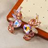 Geometric Flower & Water Drop Jelly Color Ear Studs - Party Accessories