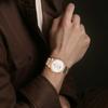 TISSOT Automatic Mechanical Movement Men's Watch 40mm White Dial Stainless Steel Case Steel Strap T122.407.33.031.00