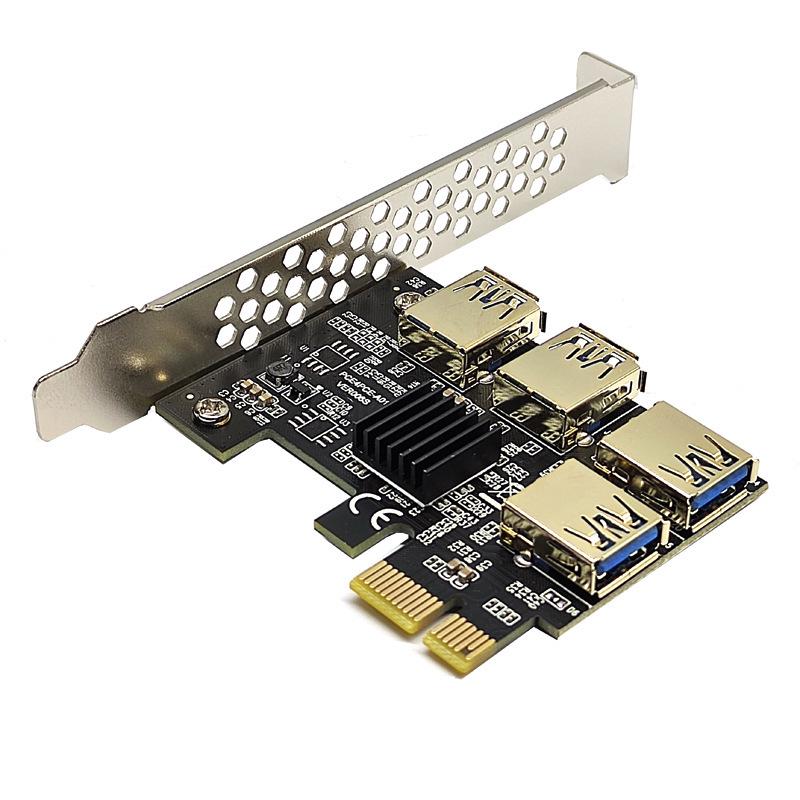PCI-E Multi-Port USB3.0 Expansion Card Adapter (1 To 2, 4, 5, or 6 Ports)