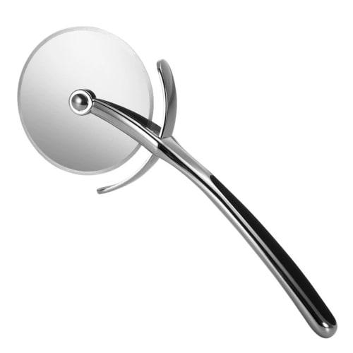 

LUYING Pizza Cutter, Cookware, Stainless Steel Rotating Pizza Knife, for Home and Commercial Use, Dishwasher Safe, Easy to Use