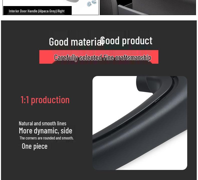 Compatible Armrest Door Handle for Mercedes-Benz C-Class W203 (Part 2038101551)